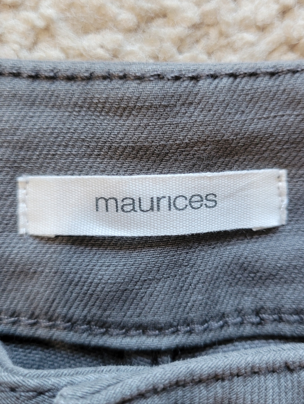 Maurices Gray Utility Pants - Picture 2 of 7